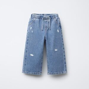 Zara Kids Light Blue Distressed Jeans